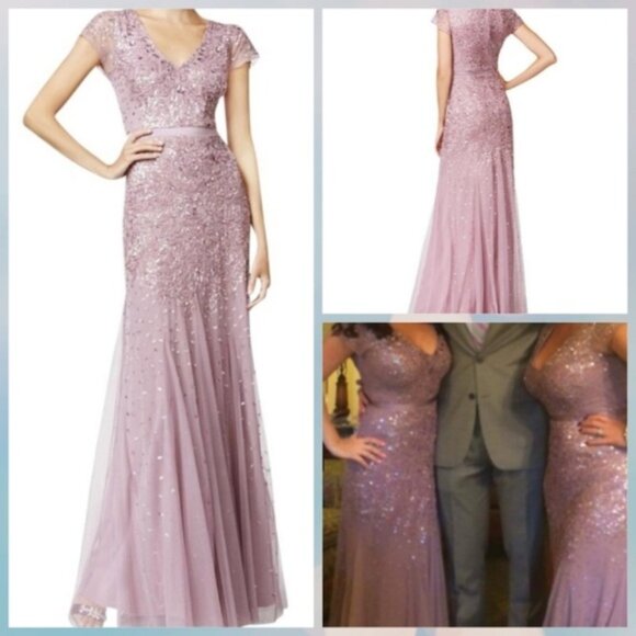 Adrianna Papell Dresses & Skirts - Adrianna Papell Embellished gown formal dress